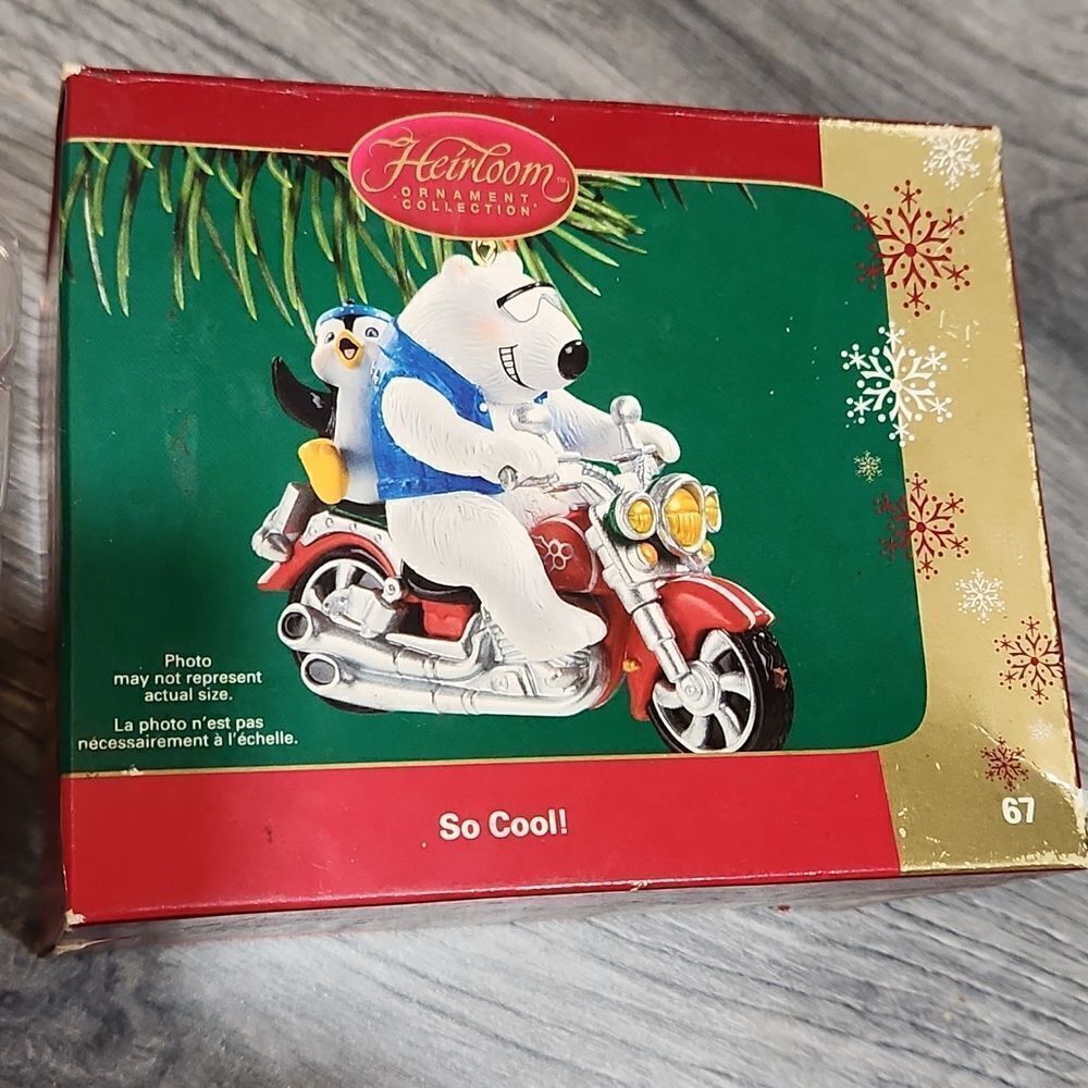 NIB Vintage Heirloom "So Cool" Ornament